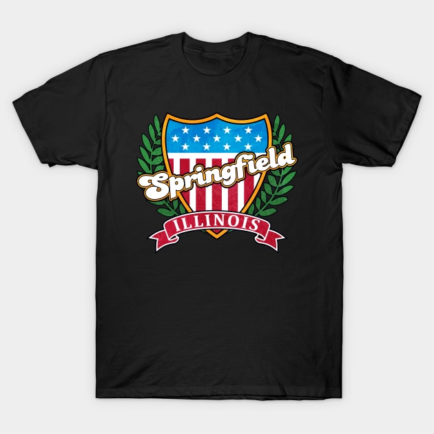 Springfield Illinois T-Shirt by Jennifer